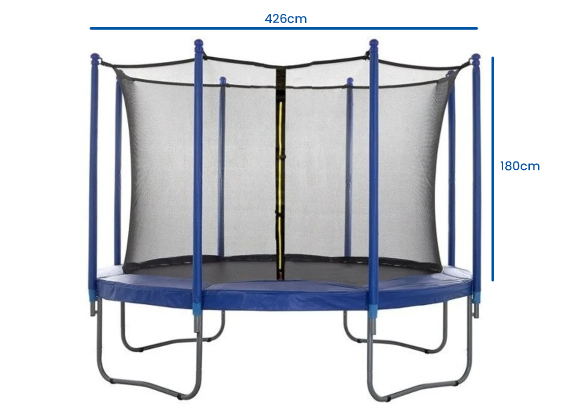 Trampoline net - binnenrand bevestiging - 426 cm