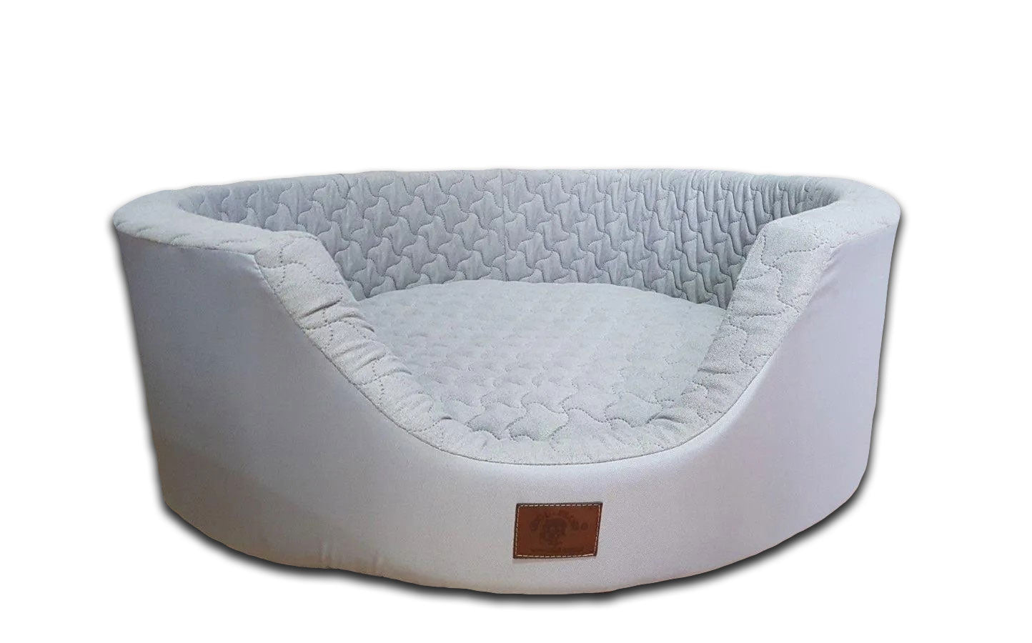 Hondenmand - anti-allergeen polyester - grijs/90x30 cm