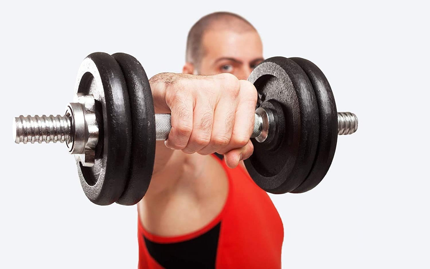 HALTERSCHIJVEN - gietijzer 20 kg - 27 mm naaf - 26 mm stang