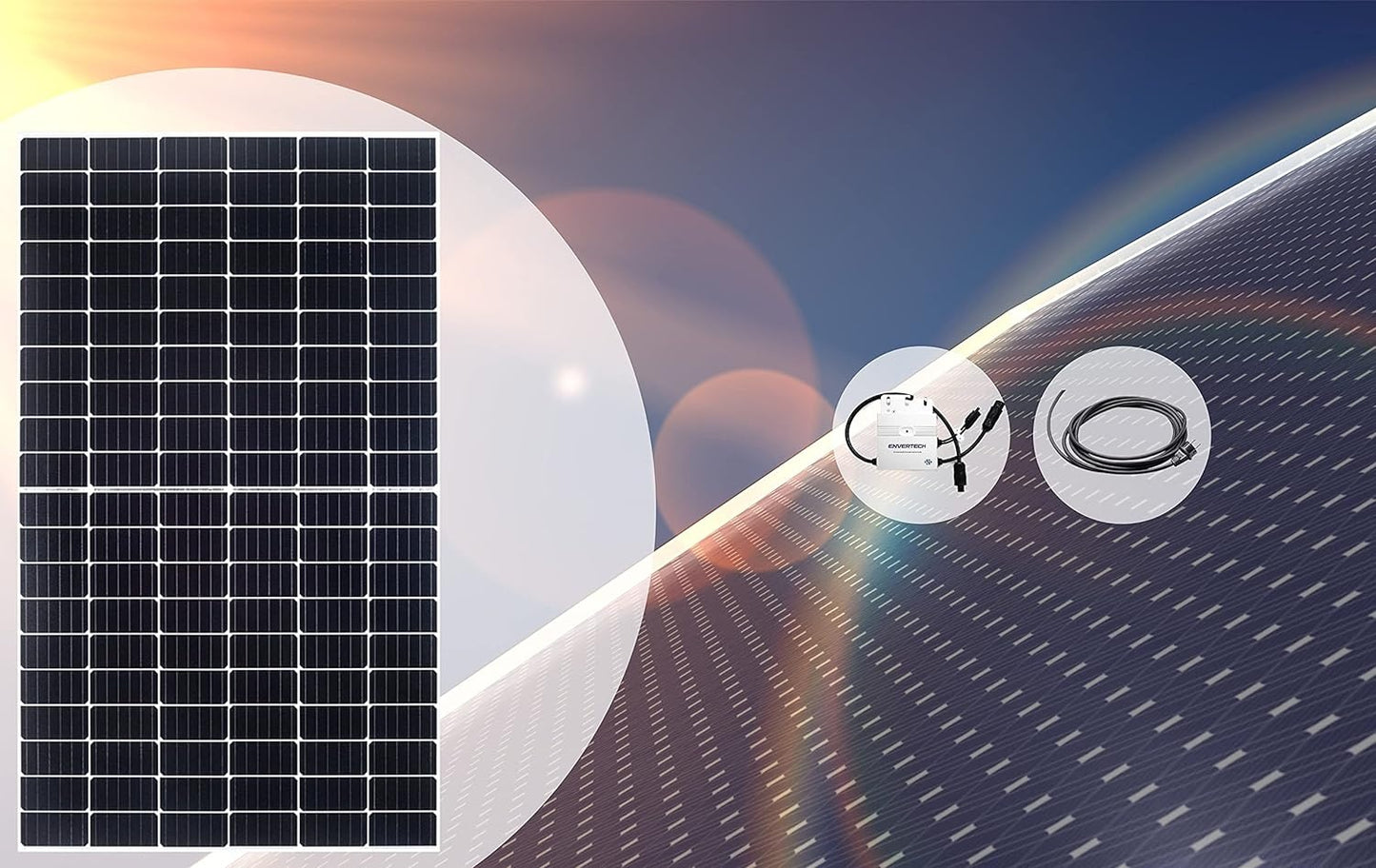 Zonnepanelen - 380W Hoog Rendement Monokristallijn - Zwart Frame