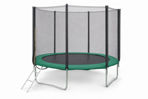 TRAMPOLINE - Veiligheidsnet-Ladder-110kg - Groen-244cm
