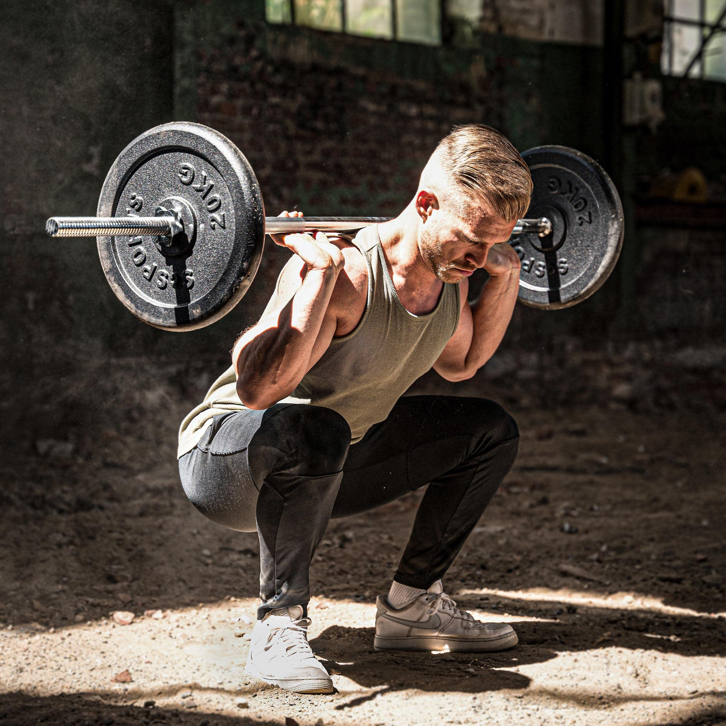 Halterstang - 165 cm - 150 kg Belastbaar - Chroom-Staal