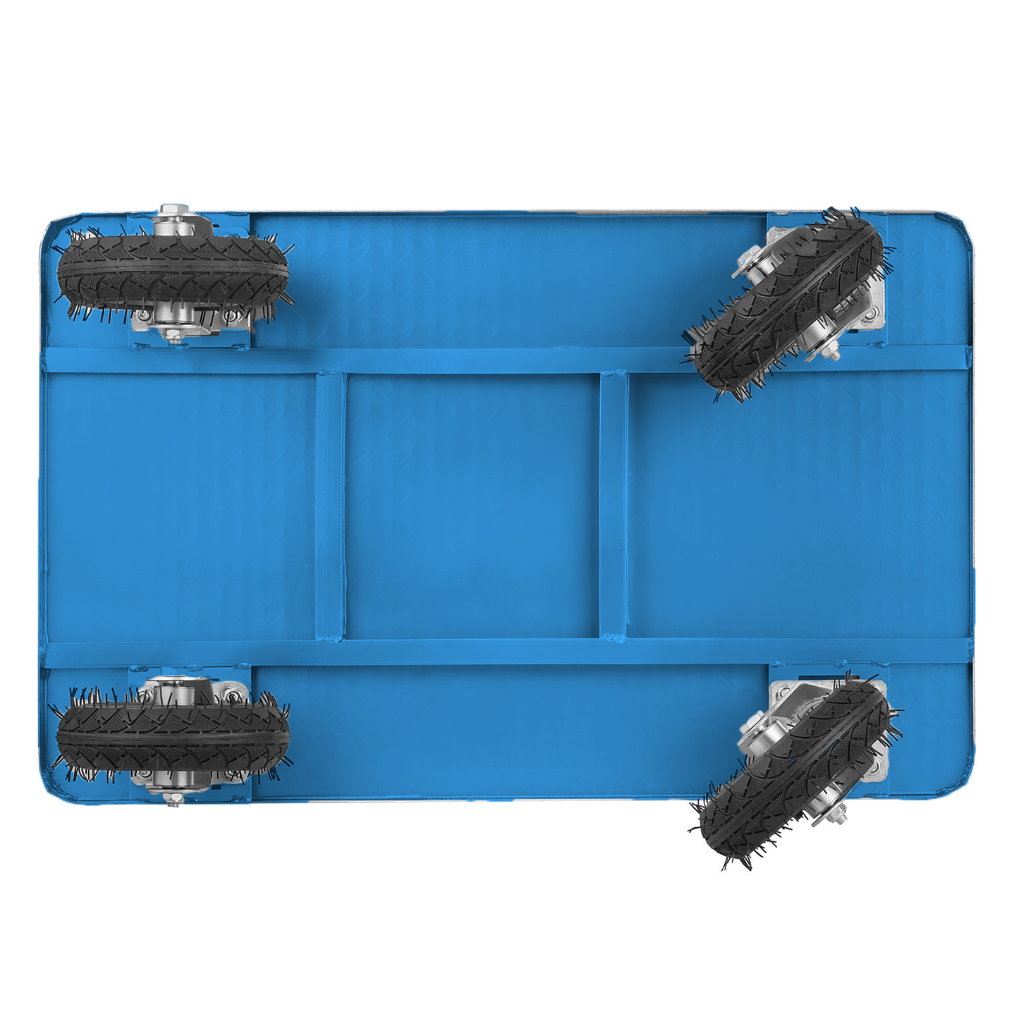 TRANSPORTWAGEN - 500kg Maximale Belasting - Blauw