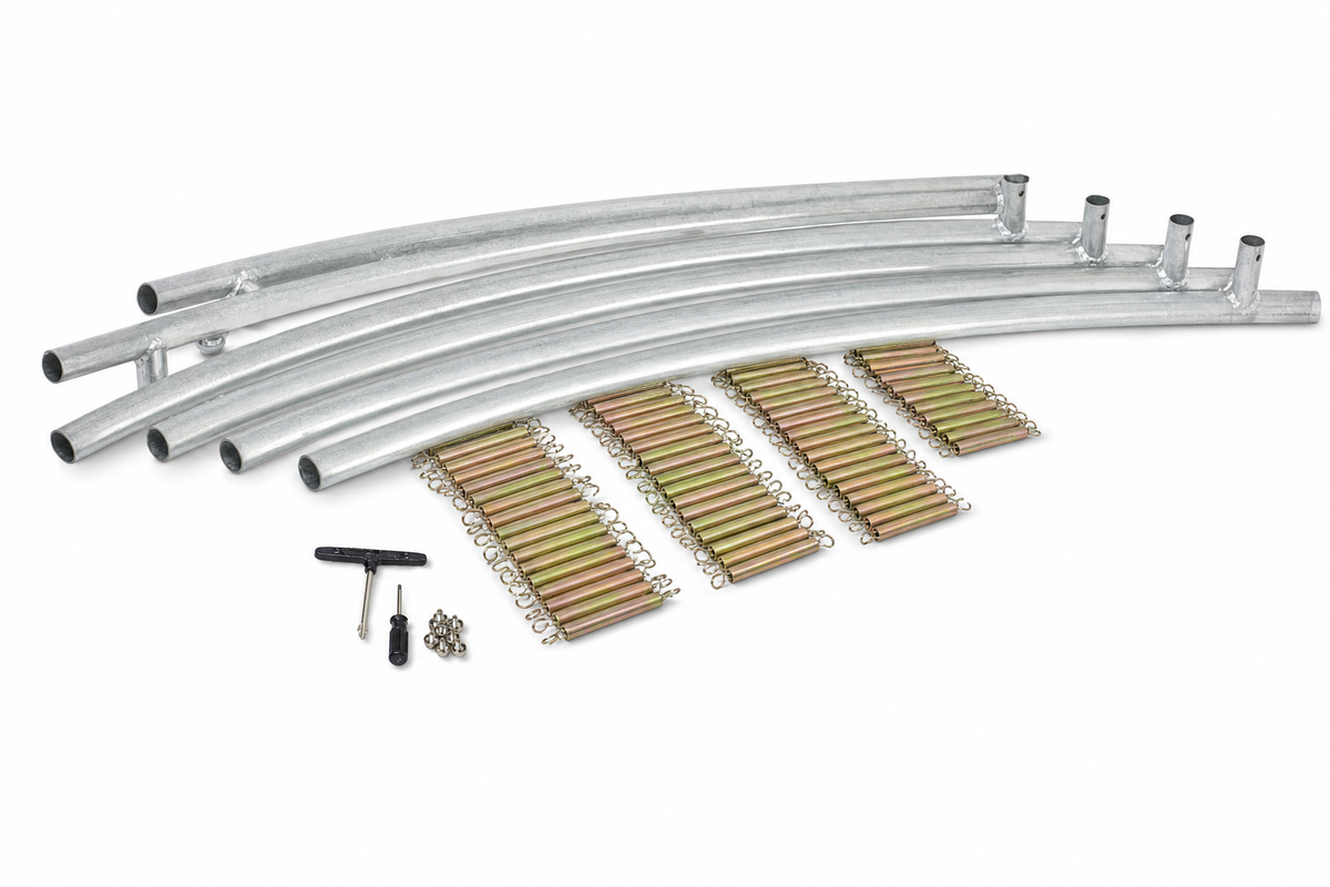 TRAMPOLINE - Veiligheidsnet-Ladder-110kg - Groen-244cm