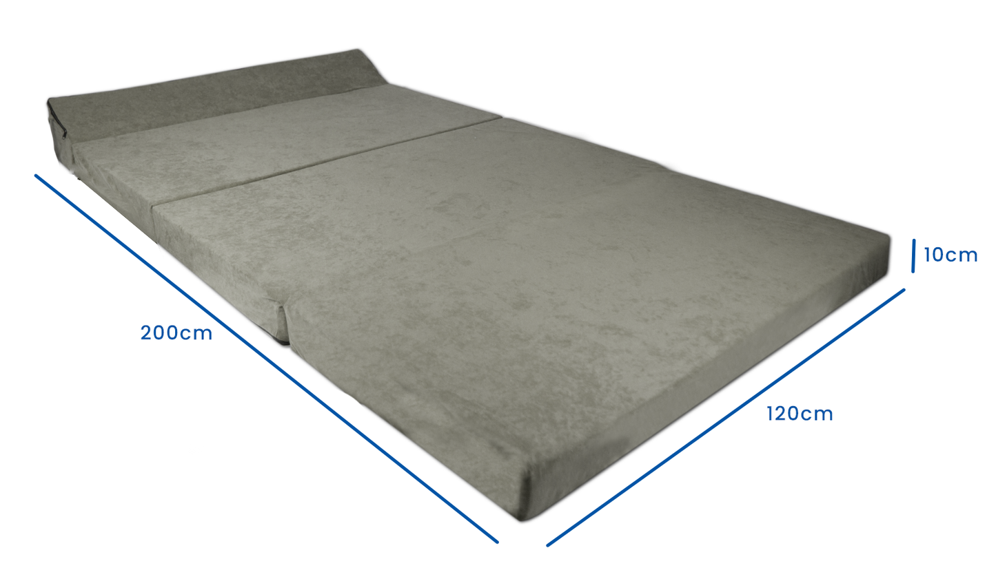 LOGEERMATRAS - Opvouwbaar en Comfortabel - 200x120x10 cm