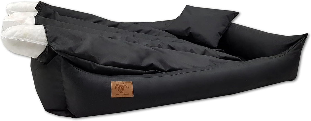 Hondenbed - waterdicht, wasbaar, krasvrij - 90x60 cm zwart