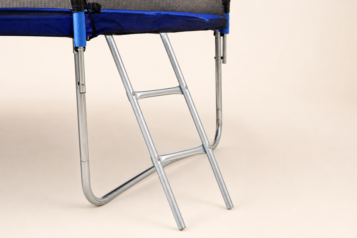TRAMPOLINE - veiligheidsnet-ladder-100 kg - blauw-305 cm