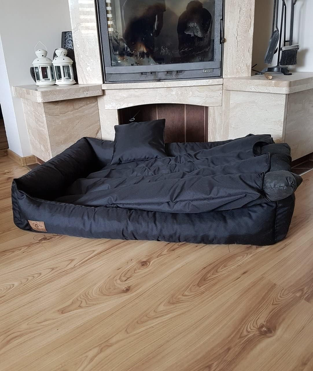 Hondenbed - waterdicht, wasbaar, krasvrij - 90x60 cm zwart