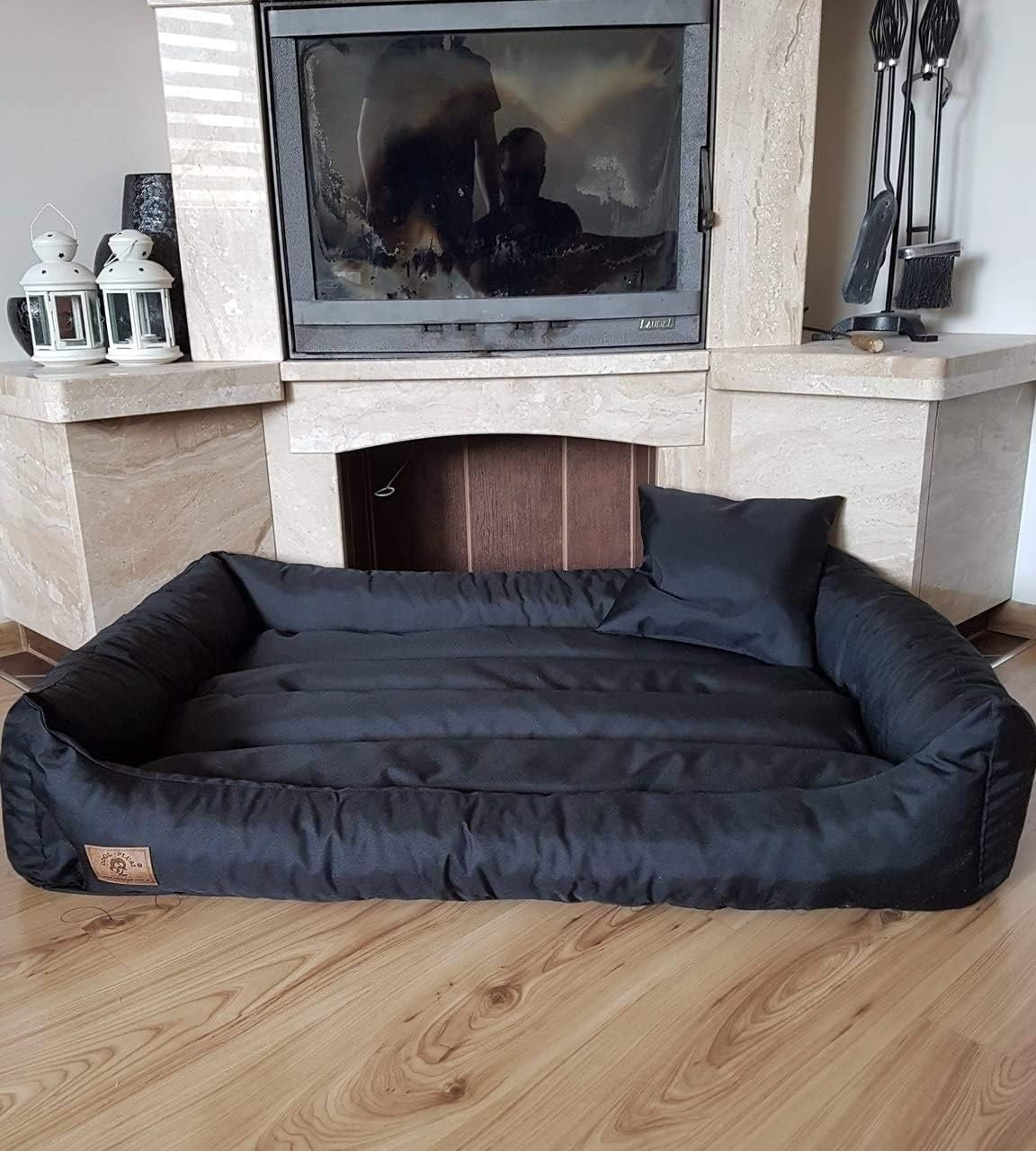 Hondenbed - waterdicht, wasbaar, krasvrij - 90x60 cm zwart