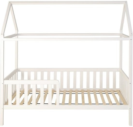 HUISBED - ecologisch vurenhout - wit - 200x90 cm