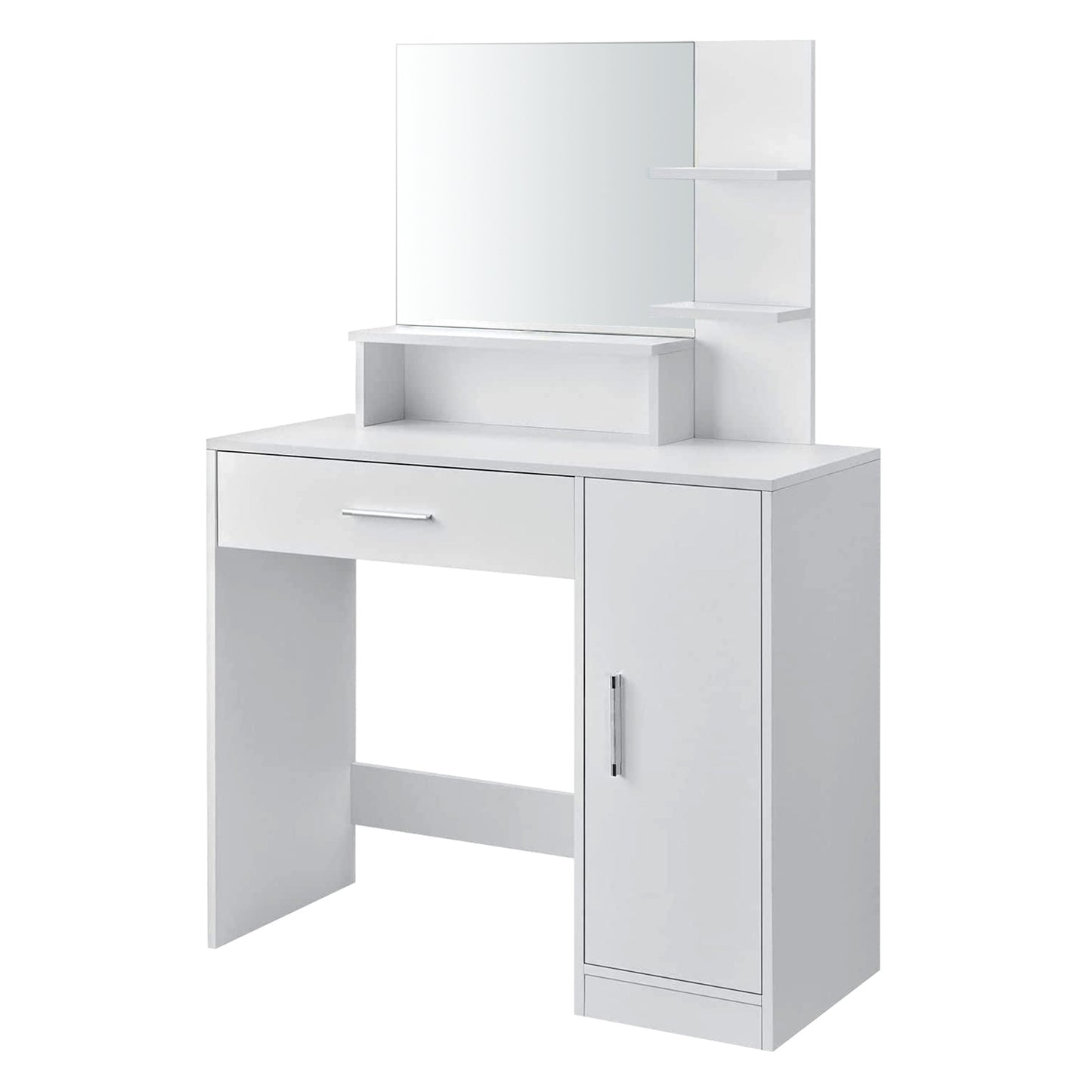KAPTAFEL - grote spiegel 50x40 cm - wit