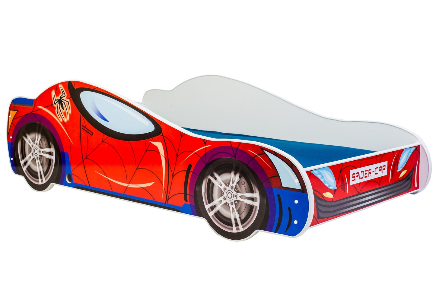 KINDERBED AUTO - Inclusief Matras - 160x80 cm