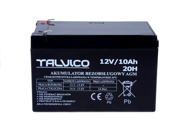 GEL ACCU - 12V 10Ah - 15x6,5x9,5 cm