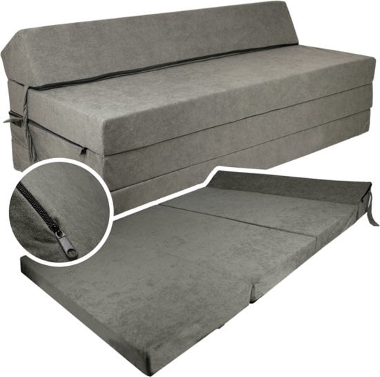 LOGEERMATRAS - Opvouwbaar en Comfortabel - 200x120x10 cm