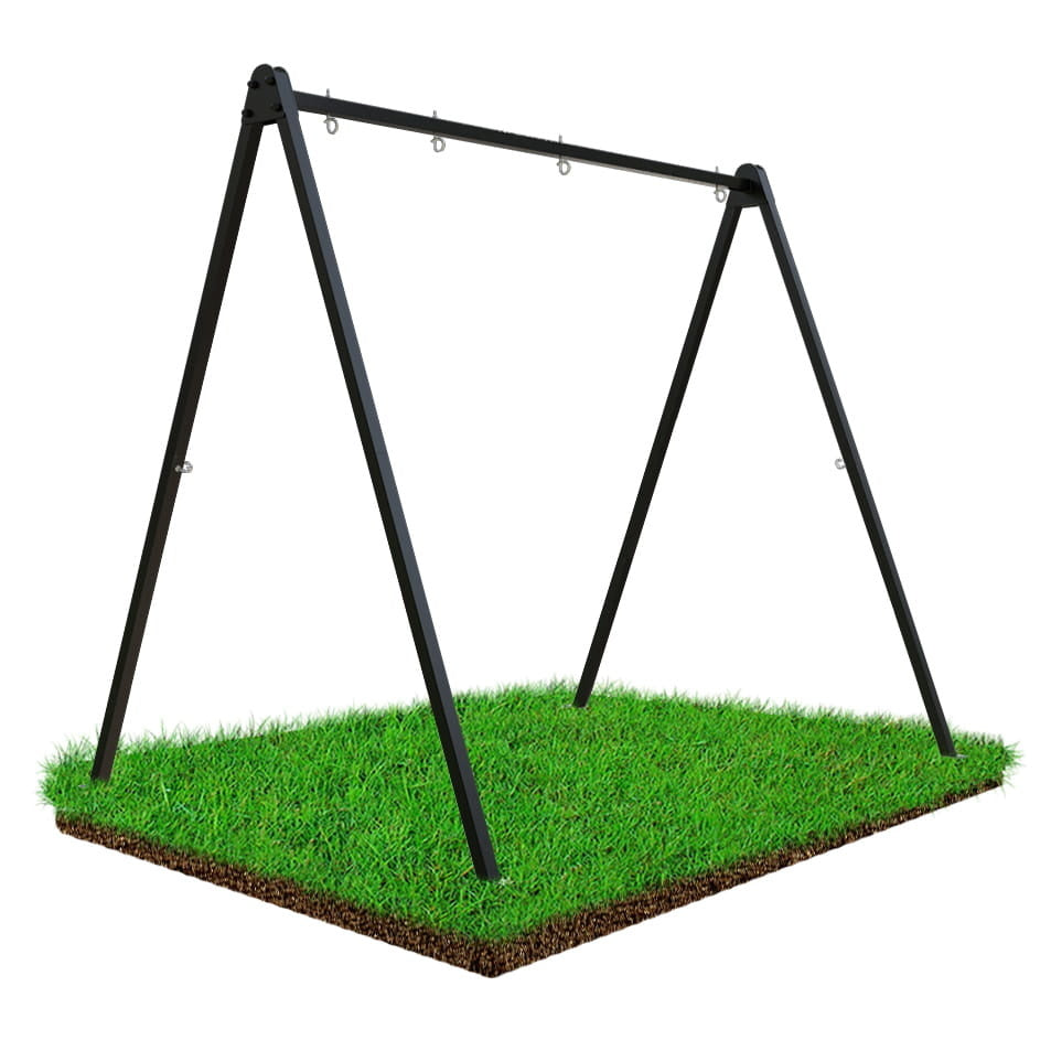 Schommelframe - multifunctioneel staal - grafiet