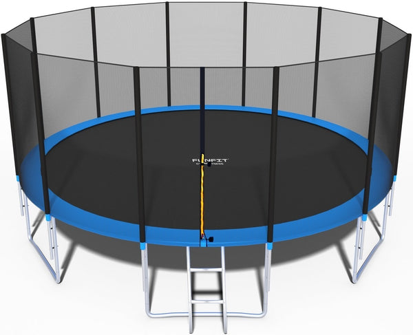 TRAMPOLINE - 490 cm Diameter - Blauw/Zwart