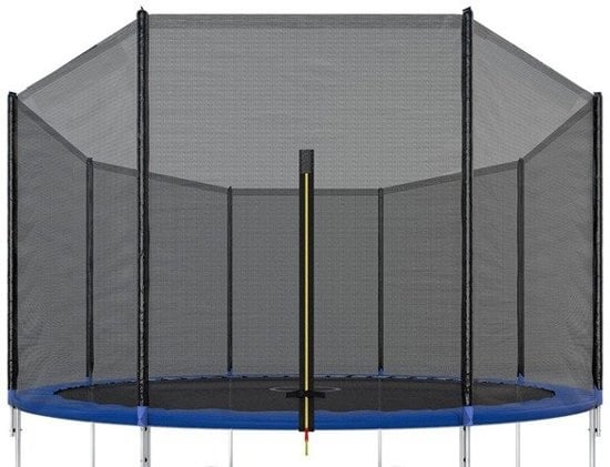 Trampoline net - Weerbestendig - 366 cm buitenrand 8 palen