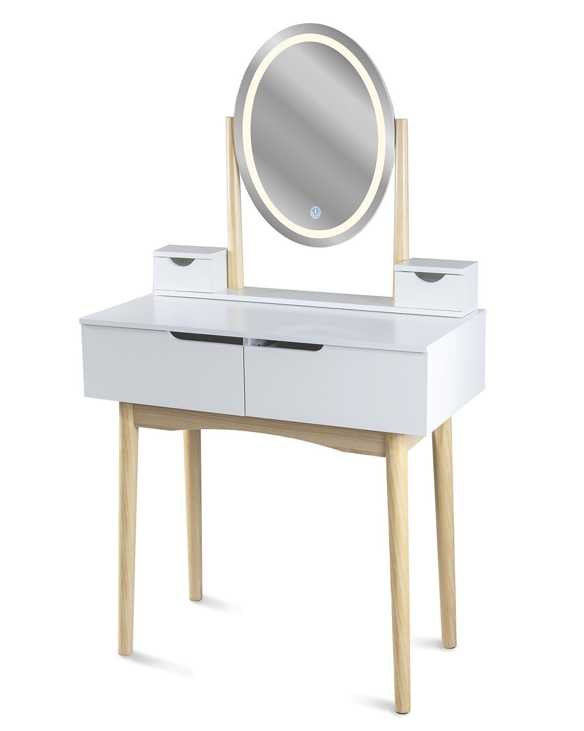 MAKE-UP TAFEL - LED Spiegel 2 Kleuren - Wit