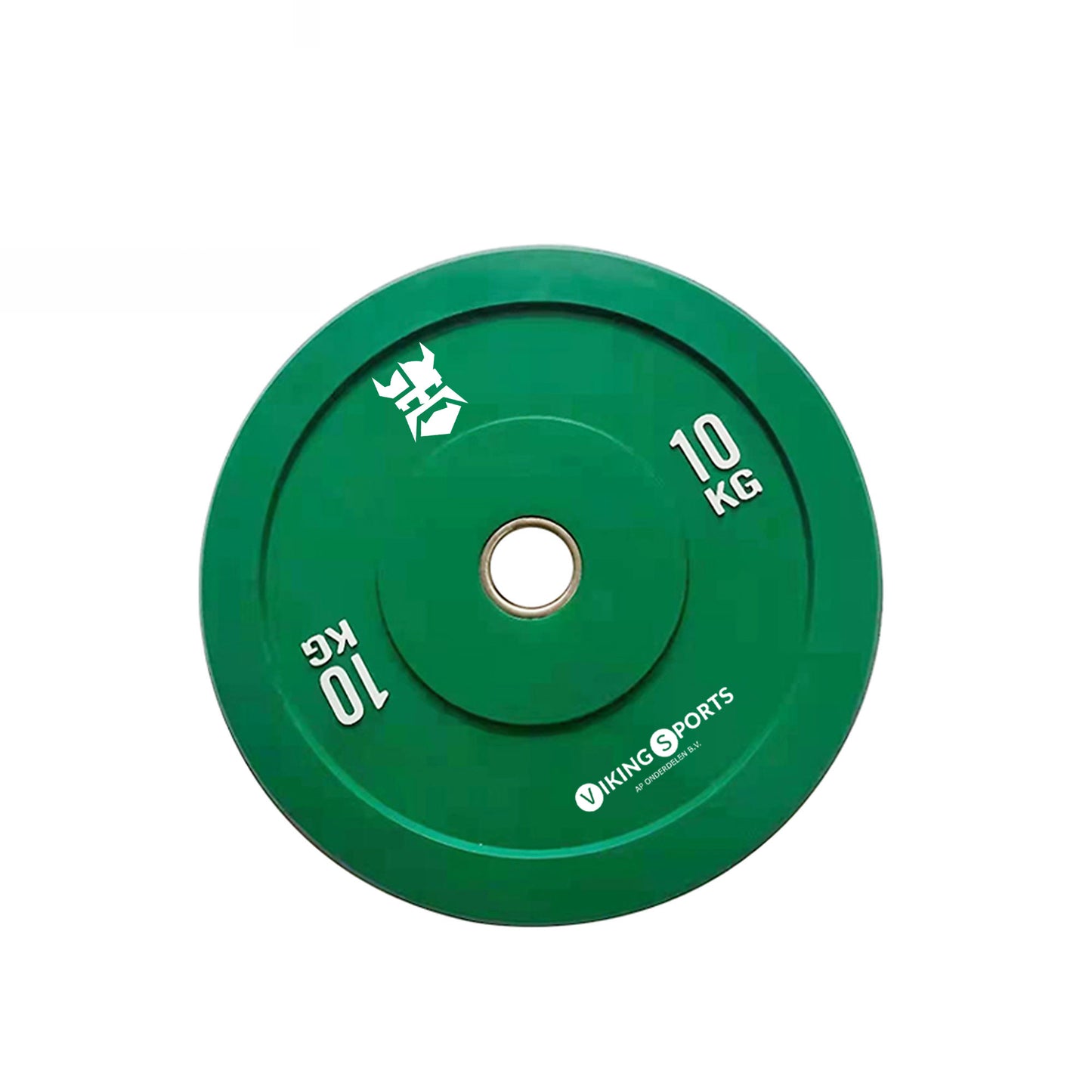 HALTERSCHIJF - 10 kg Rubber - groen