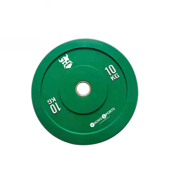 HALTERSCHIJF - 10 kg Rubber - groen