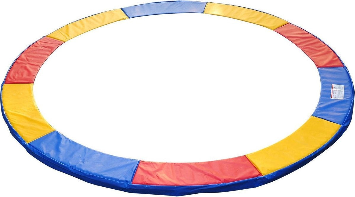 Trampoline rand - pvc en pe materiaal - 305 cm multi gekleurd
