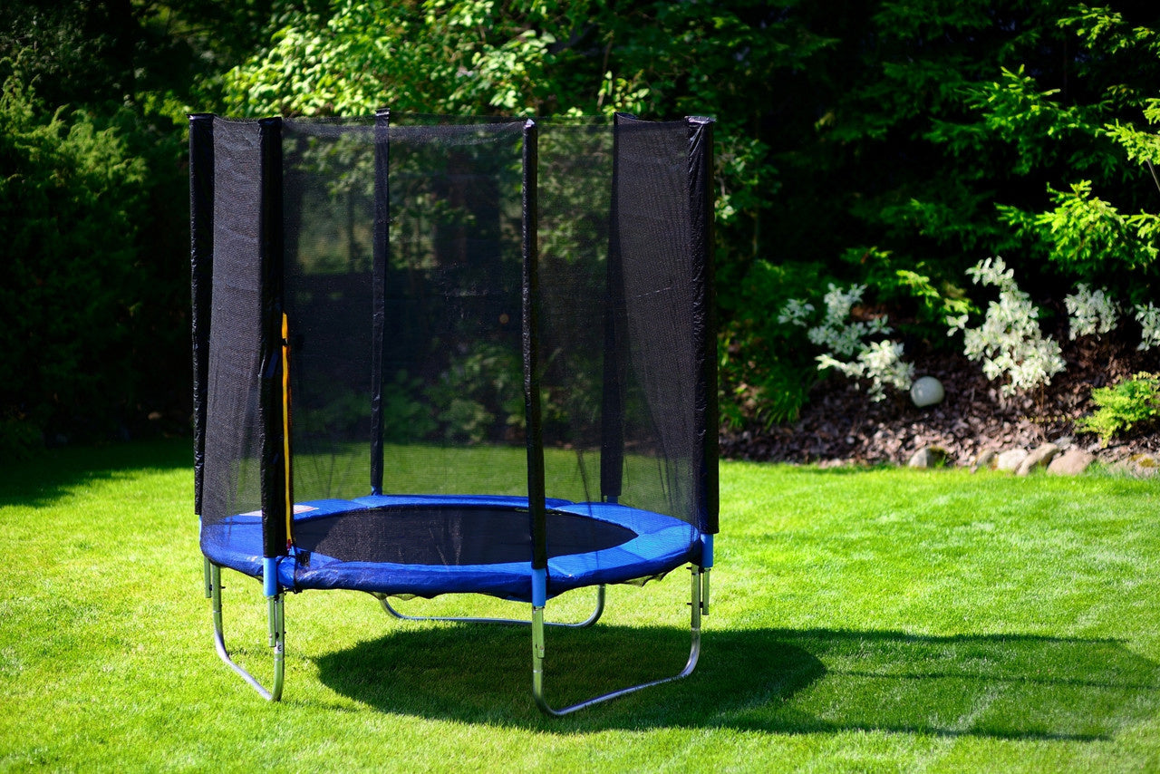 Trampoline - veiligheidsnet en RVS-veren - 183 cm