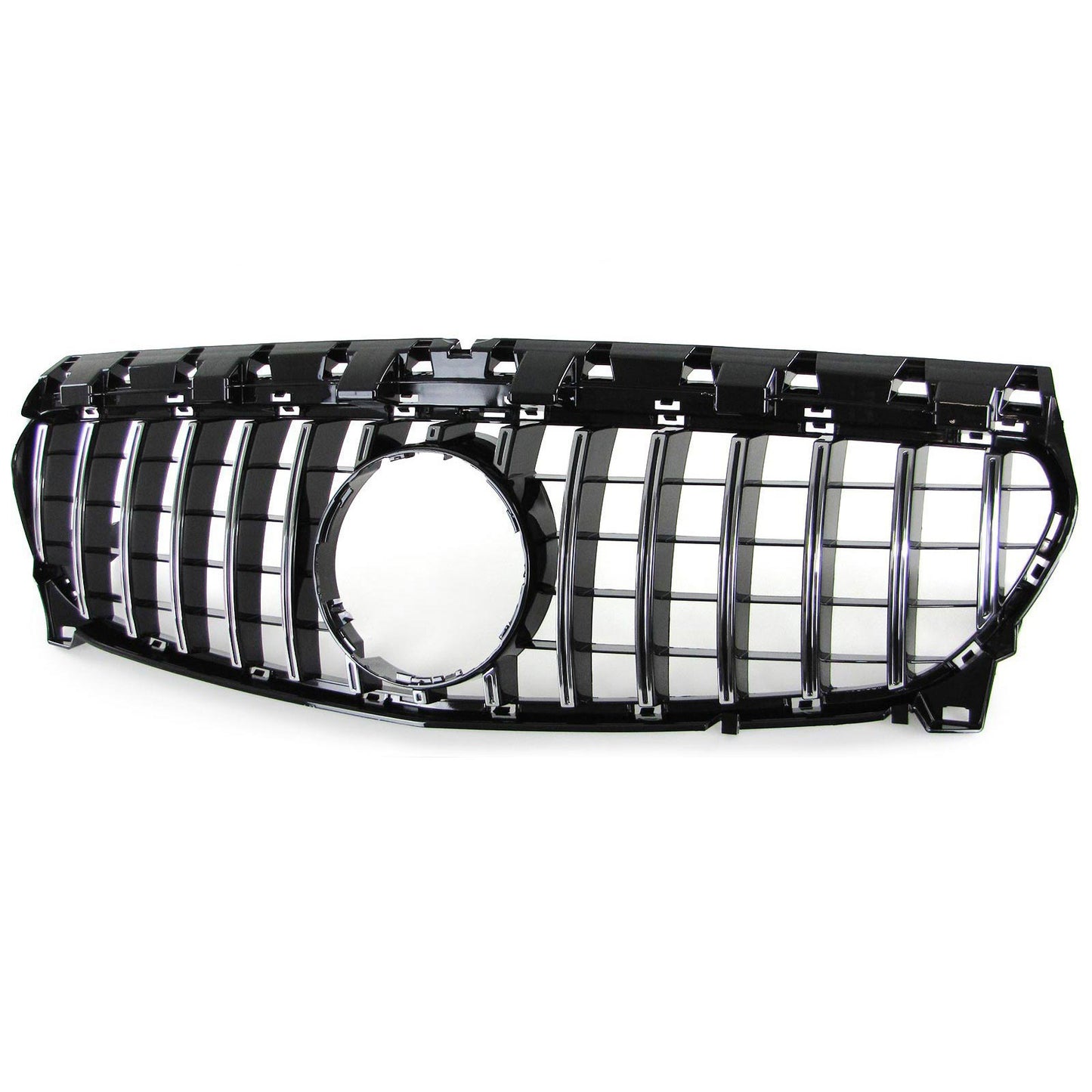 Sport Grille - 100% Passend & Eenvoudig te Monteren - Zwart Chroom
