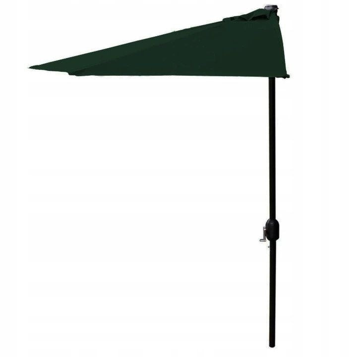 Balkonparasol - 2,7m Diameter - Waterdicht Polyester - Groen