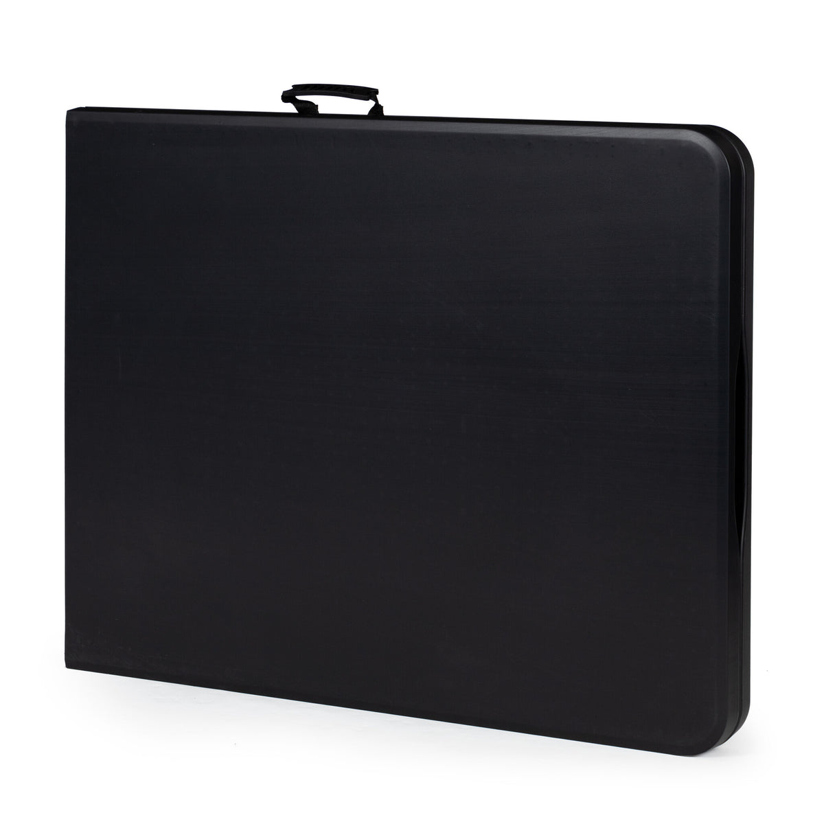 CAMPINGTAFEL - Opklapbaar HDPE-Staal - Zwart 180x70 cm