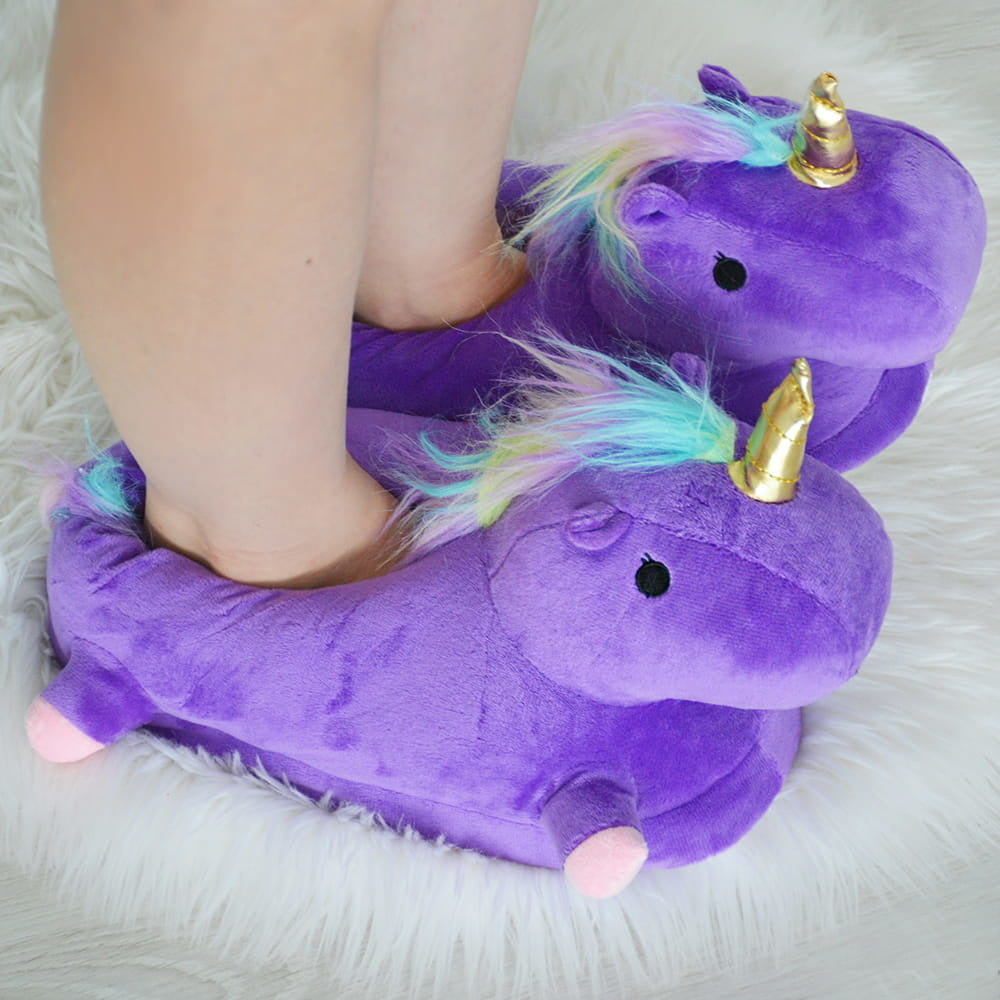 PANTOFFELS - Unicorn Design, Antislip, Zachte Microvezel - Universele Maat 36-41