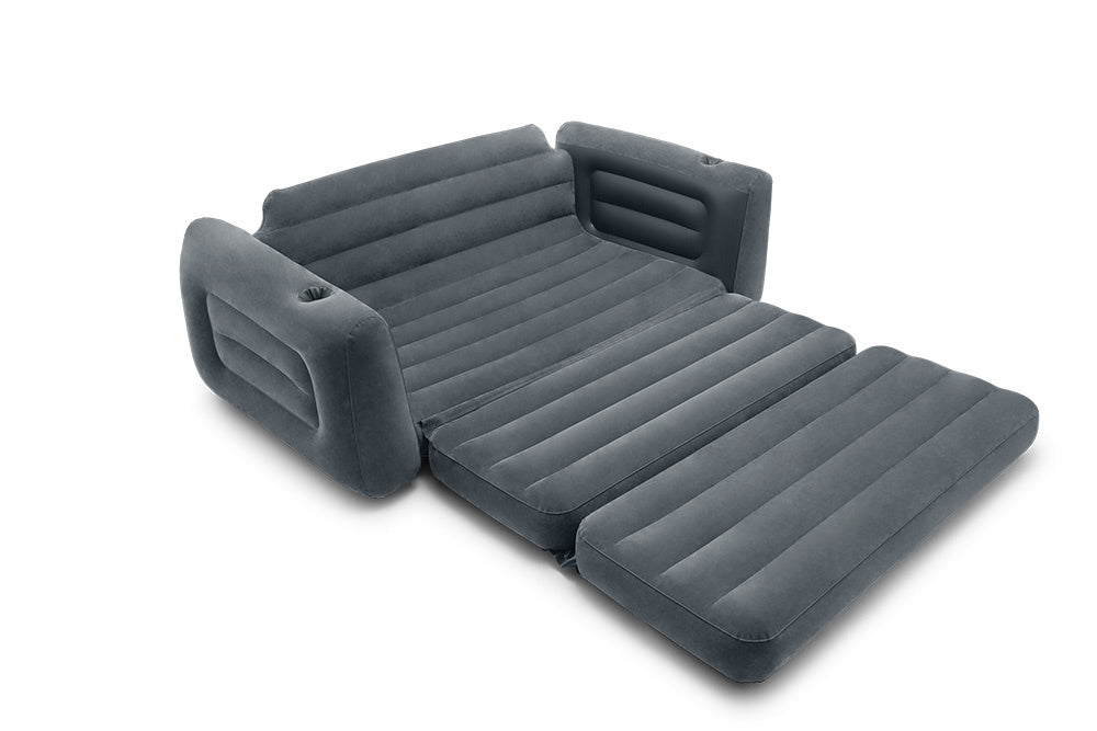 SLAAPBANK - Dura-Beam Fiber - Grijs - 224x203x66 cm