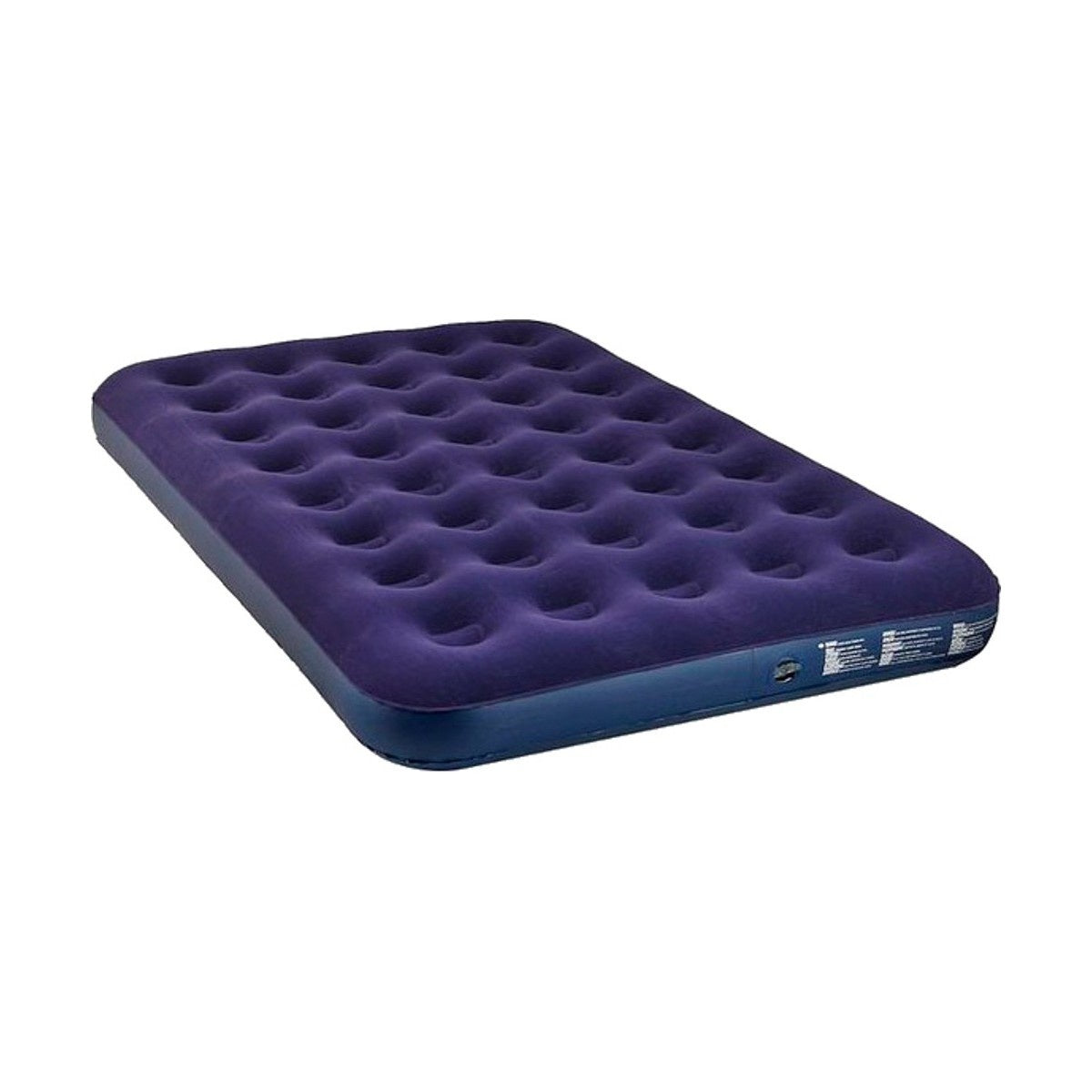 OPBLAASLUCHTBED - 2 Personen - Velours - Marineblauw - 191x120x22 cm