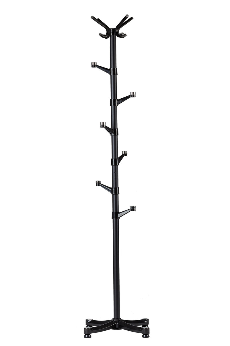 Kapstok - gepoedercoat staal - 180 cm - zwart