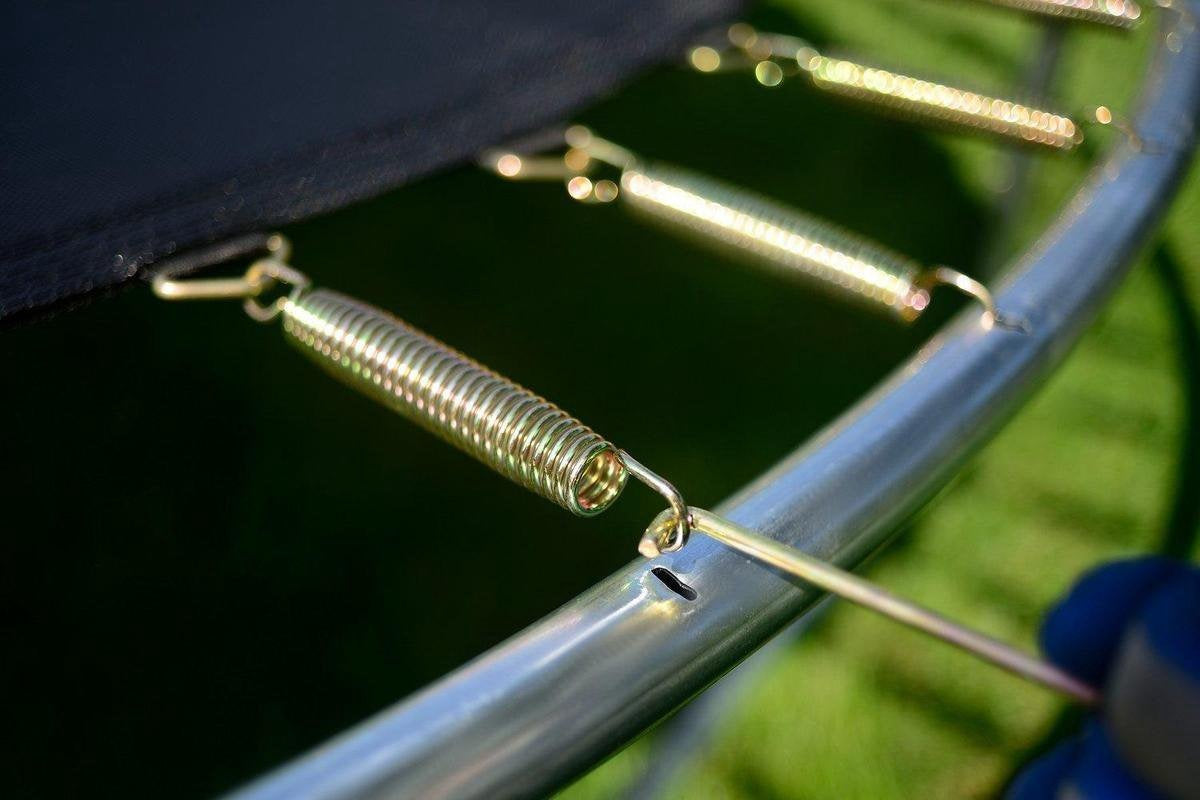 TRAMPOLINE - Veiligheidsnet & Ladder - 374 cm Blauw