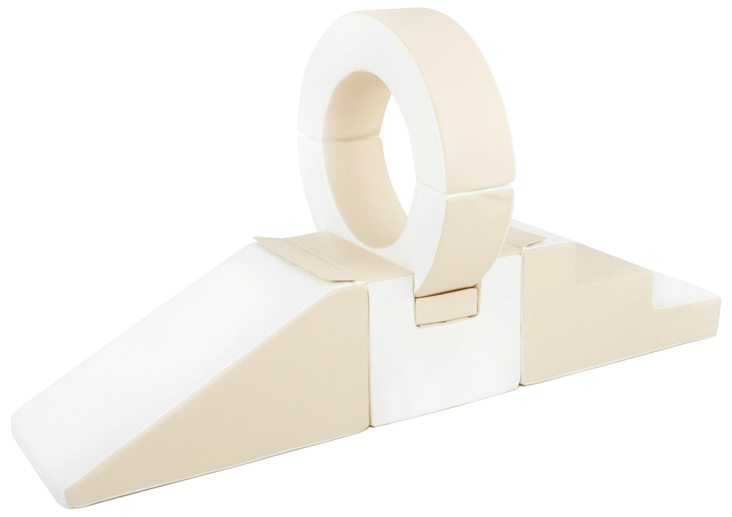 Foam Blokken Speelset - 7 Delen - T2130 Schuim - Beige/Wit