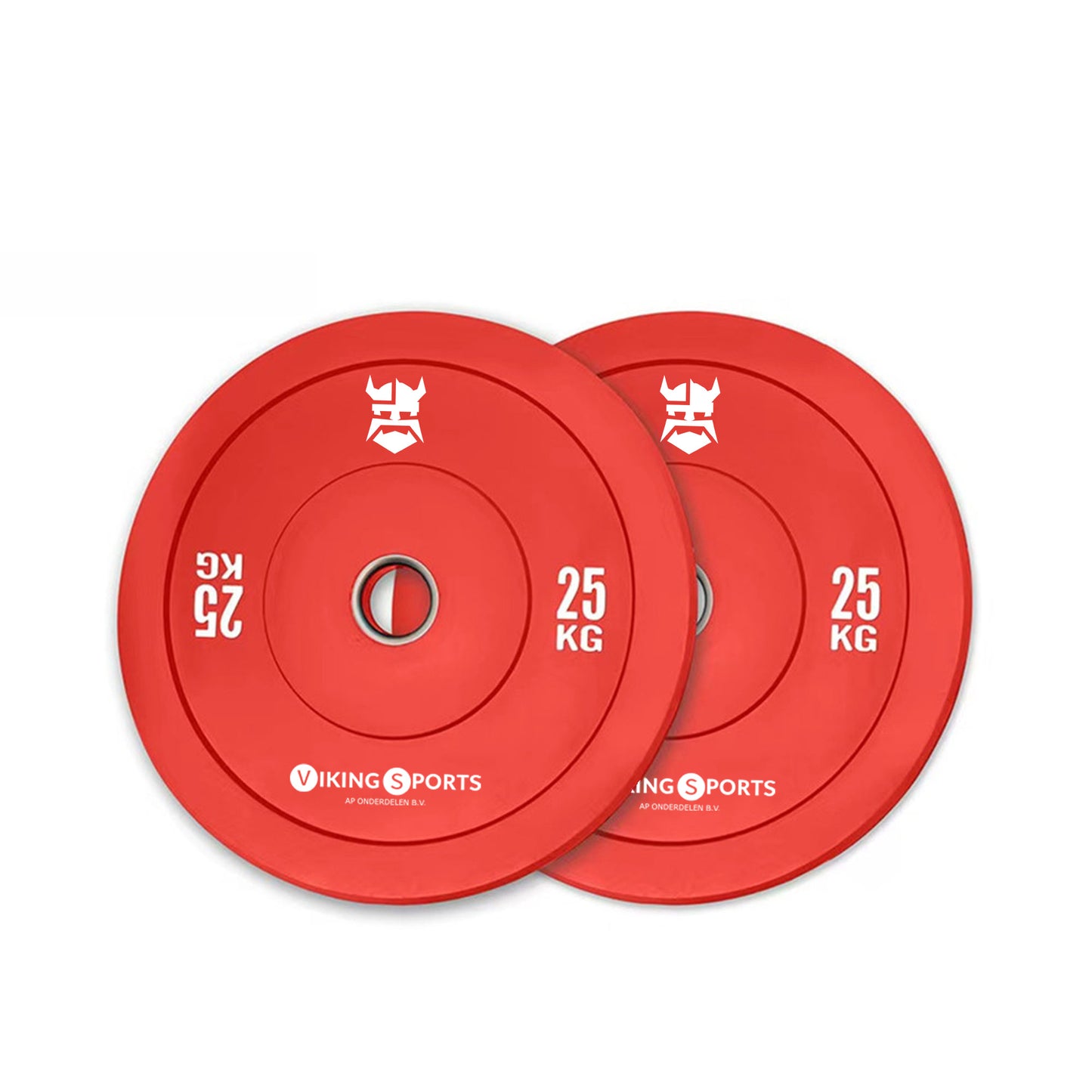 BUMPER PLATE - 25kg - 45cm Diameter - Rood
