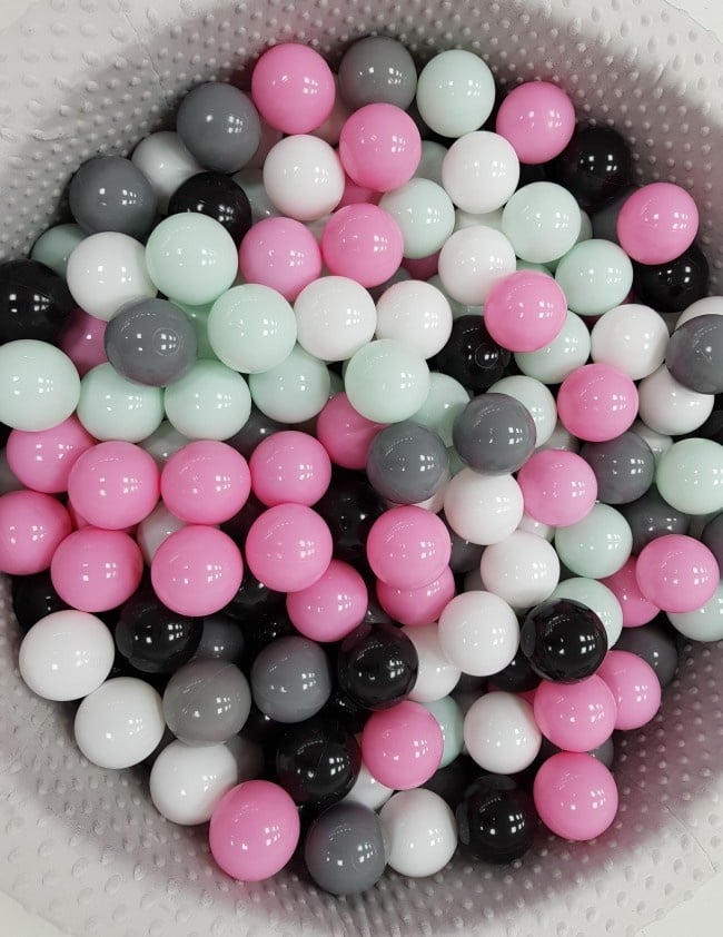 Ballenbak Foam 200 Ballen Waterdicht Wasbare Hoes Grijs 90cm