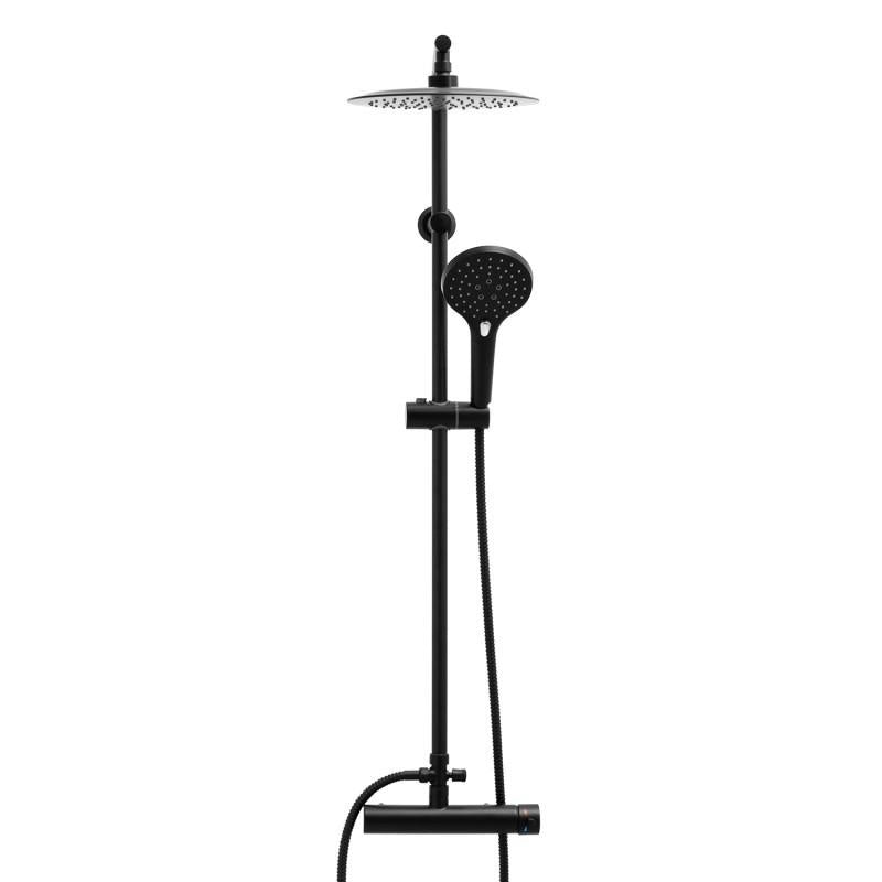 DOUCHESET - Regendouche 25 cm - Zwart