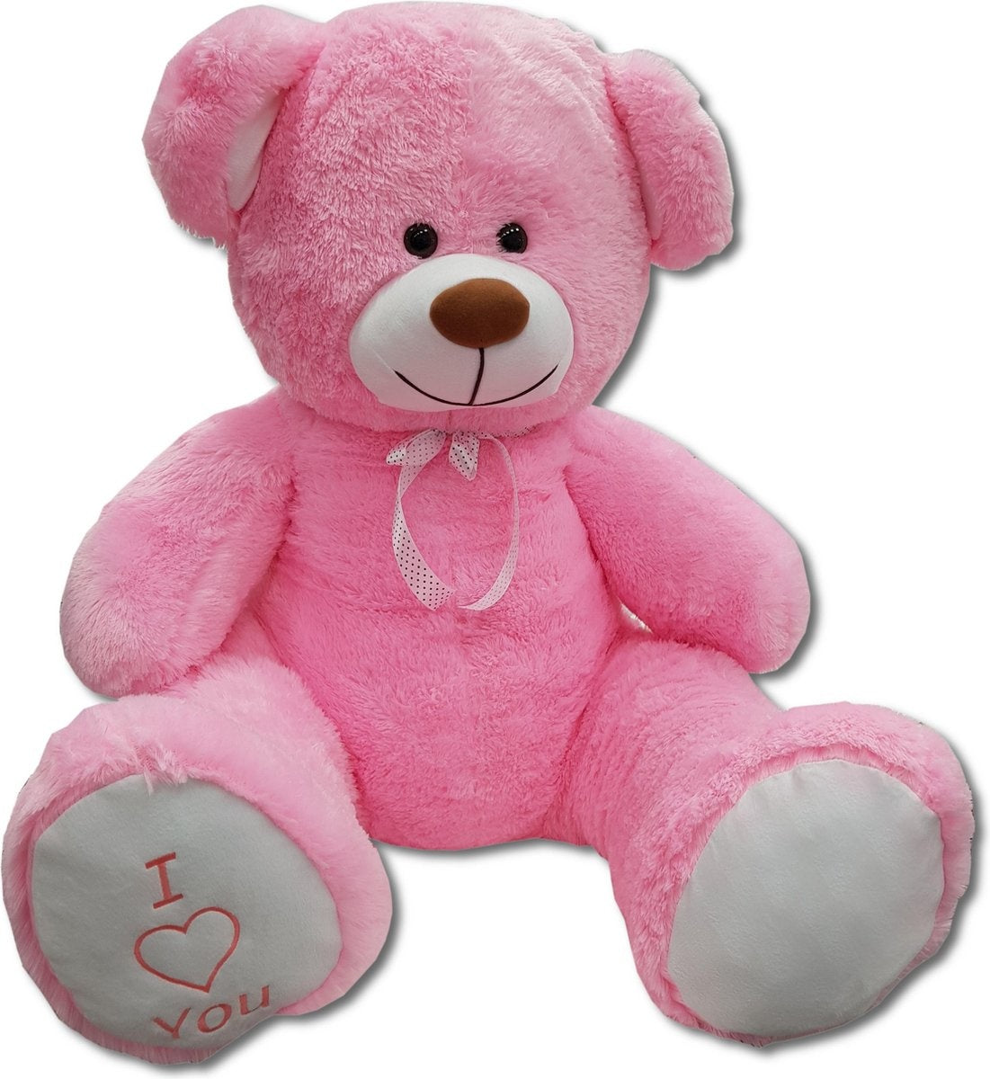 KNUFFELBEER - 160cm Anti-allergie Pluche - Roze