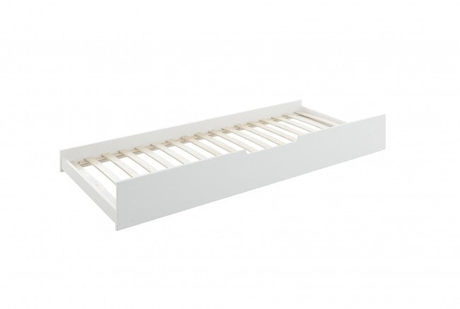 HUISBED - grenenhout met logeerbed lade - wit 90x200 cm