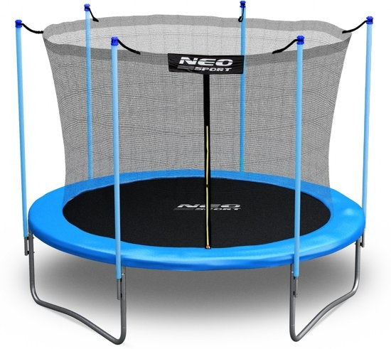 TRAMPOLINE ANKER-SET - 3 verzinkte ankers 30 cm - 3 nylon riemen 2 m