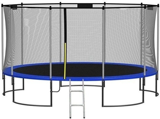 Trampoline rand - robuust en weersbestendig - blauw 244 cm