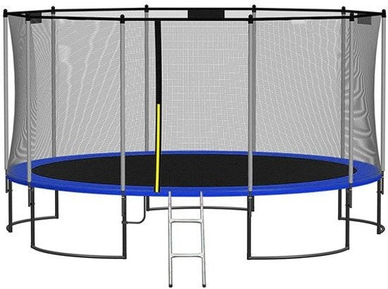 Trampoline rand - robuust en weerbestendig - blauw/366 cm