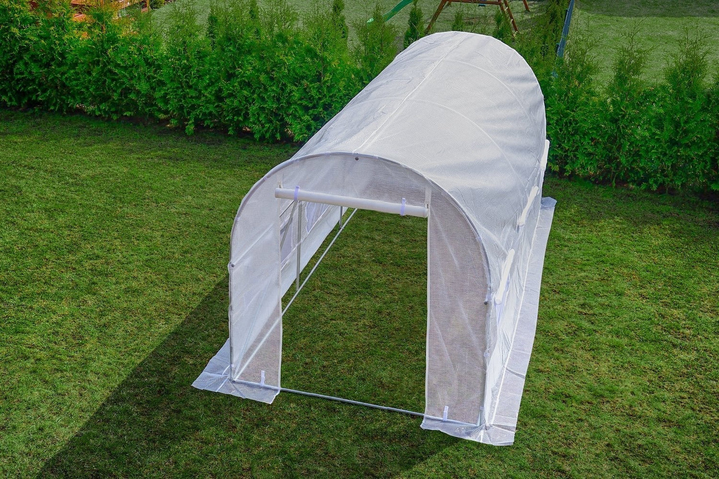 Tuinkas - 9m2 Oppervlakte - Wit - 450x200x200 cm