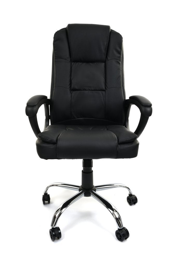 BUREAUSTOEL - Memory Foam - Verstelbaar - Zwart