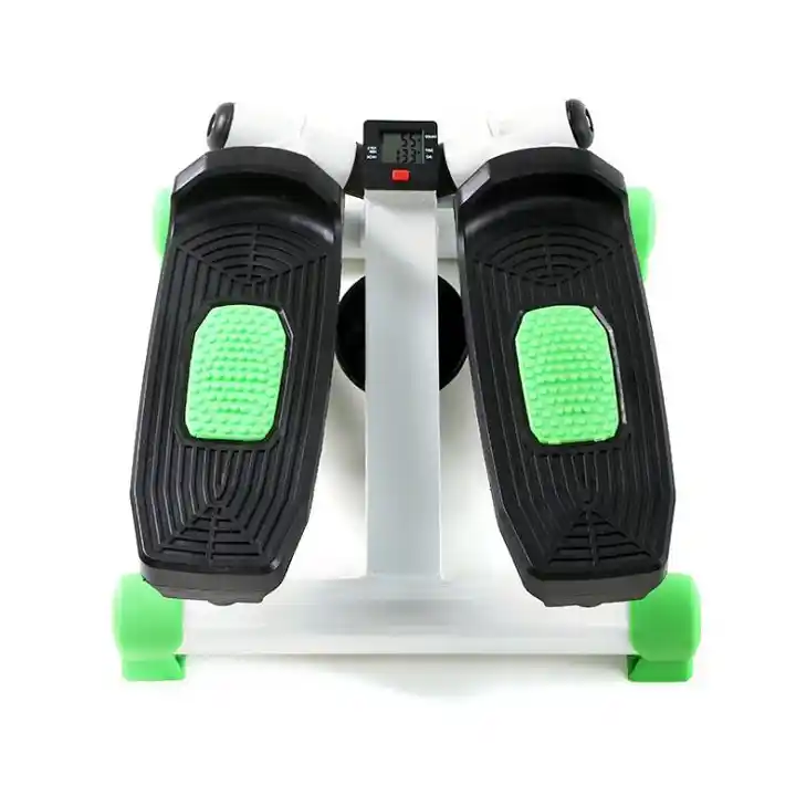 Fitness Stepper - 2 Weerstandsbanden - Display Functies - Groen/Wit/Zwart