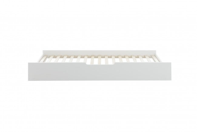 HUISBED - grenenhout met logeerbed lade - wit 90x200 cm