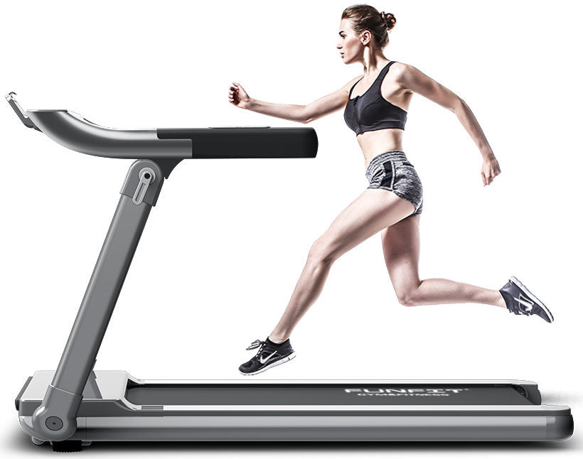 Loopband - 12 Programma's - Inklapbaar - 120kg - Zwart