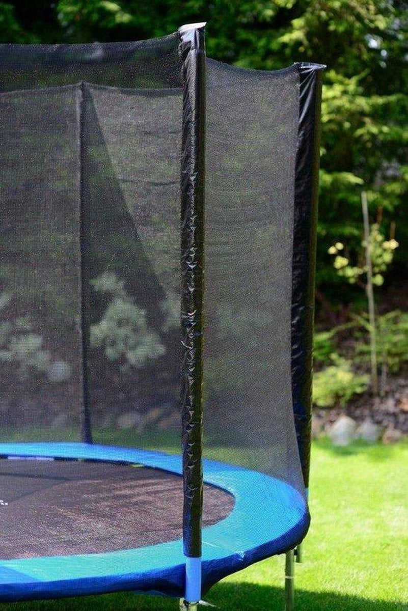 TRAMPOLINE - Veiligheidsnet-Ladder-Randafdekking - Blauw-244 cm
