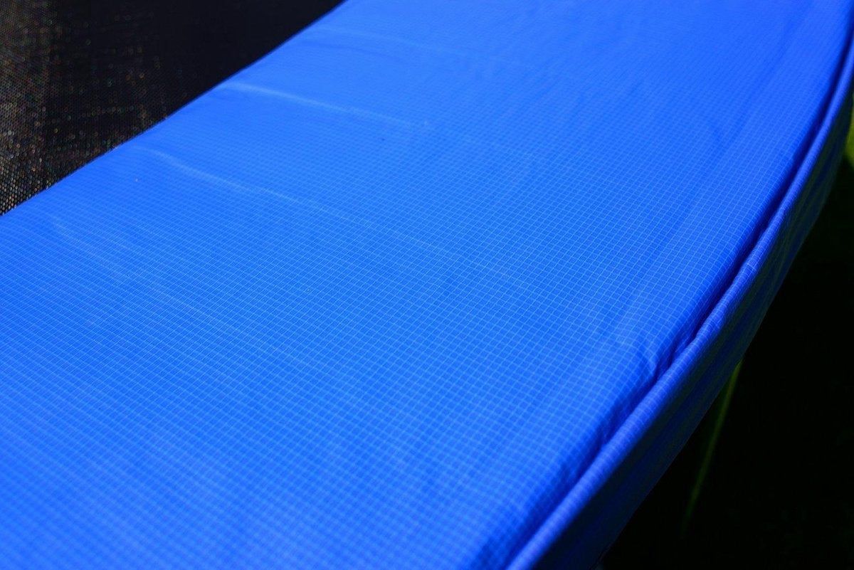 Trampoline - veiligheidsnet-ladder-150 kg - blauw-404 cm